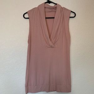 Light Pink Sleeveless Dressy Top Size Medium